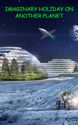 Imaginary Holiday On Another Planet