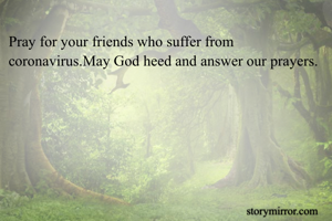 Pray for your...
