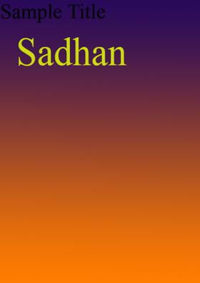 Sadhan