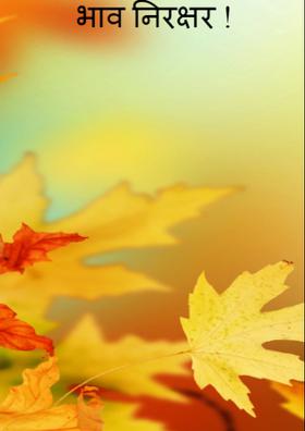 भाव निरक्षर !