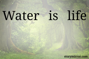 Water is life