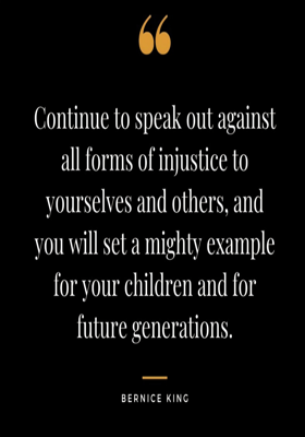 I Will Continue To Speak Out