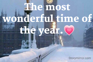 The most wonderful time of the year.💗