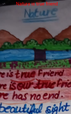 Nature is a true friend