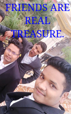 FRIENDS ARE REAL TREASURE.