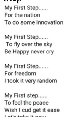 My First Step