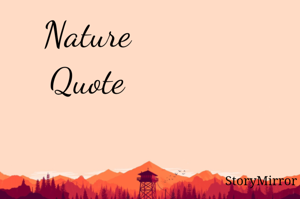 Take Care Of Nature Now
And Make Your Future WOW!