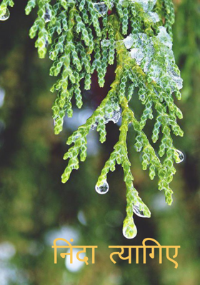 निंदा त्यागिए