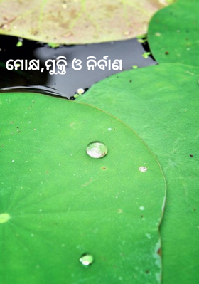 ମୋକ୍ଷ,ମୁକ୍ତି ଓ ନିର୍ବାଣ