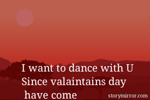  I want to dance...