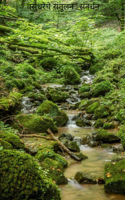 वसुंधरेचे संतुलन ..संवर्धन