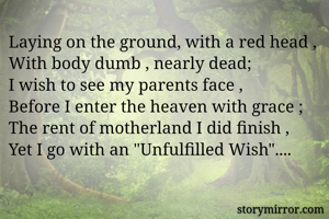 Laying on the...