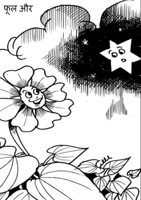 फूल और तारा