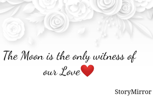 The Moon is the only witness of our Love❤️