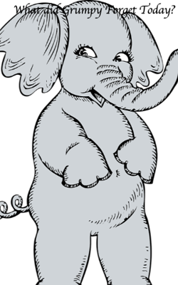 What did Grumpy Forget Today?