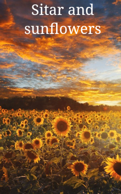 Sitar And Sunflowers