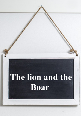 The Lion And The Boar
