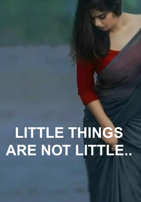Little Things Are Not Little..