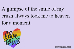 A glimpse of the...