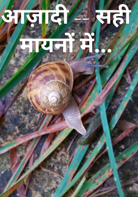आज़ादी -- सही मायनों में...