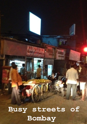 Busy Streets Of Bombay