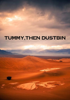 Tummy,then Dustbin 