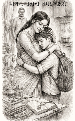 અભણ માતાના અમર અક્ષરો