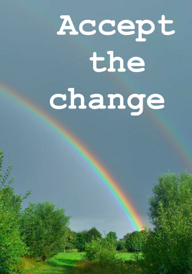 Accept the change