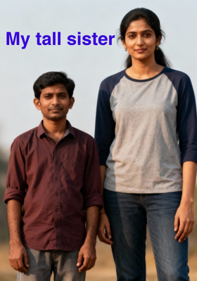 My tall sister