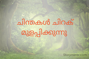 ചിന്തകൾ ചിറക് മുളപ്പിക്കുന്നു 