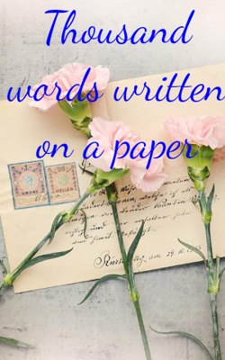 Thousand Words Written On A Paper