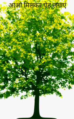 आओ मिलकर पेड़ लगाएं