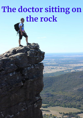 The doctor Sitting On The Rock