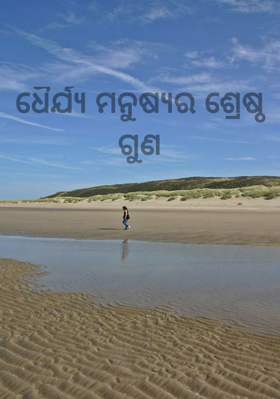 ଧୈର୍ଯ୍ୟ ମନୁଷ୍ୟର ଶ୍ରେଷ୍ଠ ଗୁଣ