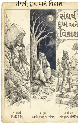 સંઘર્ષ, દુખ અને વિકાશ
