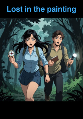 Lost in the painting