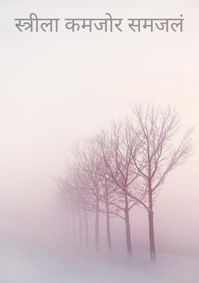 स्त्रीला कमजोर समजलं