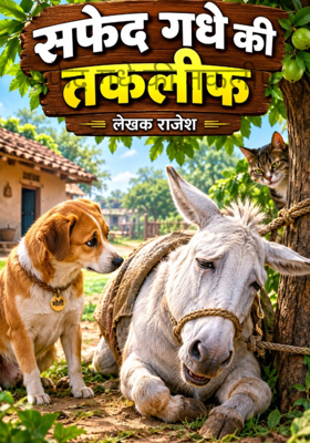 
सफेद गधे की तकलीफ
