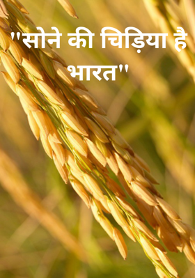 "सोने की चिड़िया है भारत"