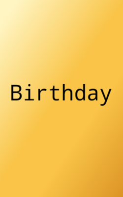 Birthday