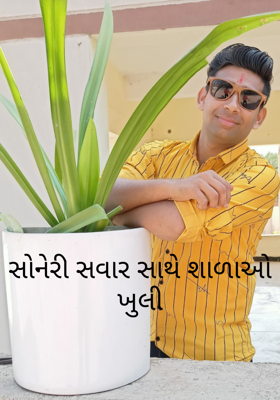 સોનેરી સવાર સાથે શાળાઓ ખુલી