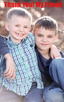 Thank You! My Friend