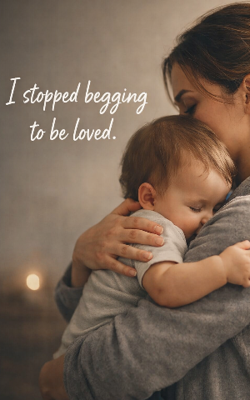  I didn’t leave… I just stopped begging to be loved