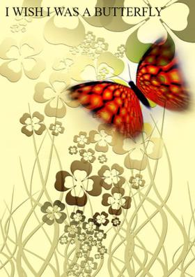 I Wish I Was A Butterfly!