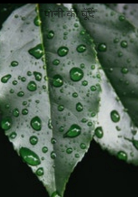 "पानी की बूॅंदें"