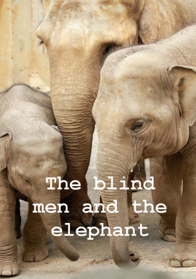 The blind men and the elephant