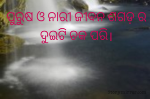 ପୁରୁଷ ଓ ନାରୀ ଜୀବନ ଶଗଡ଼ ର ଦୁଇଟି ଚକ ପରି।