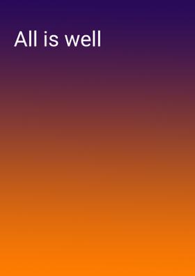 All Is Well