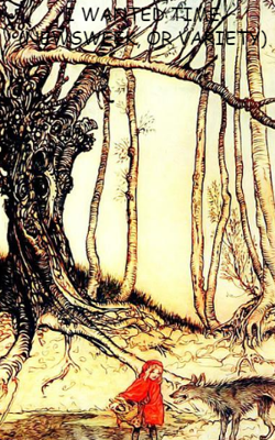 I Wanted Time (Newsweek, Or Variety)