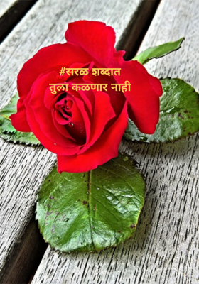 #सरळ शब्दाततुला कळणार नाही